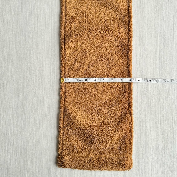 LULULEMON Customizable Snap Skinny Fleece Scarf OS Camel Brown Gorpcore Casual - Picture 13 of 16
